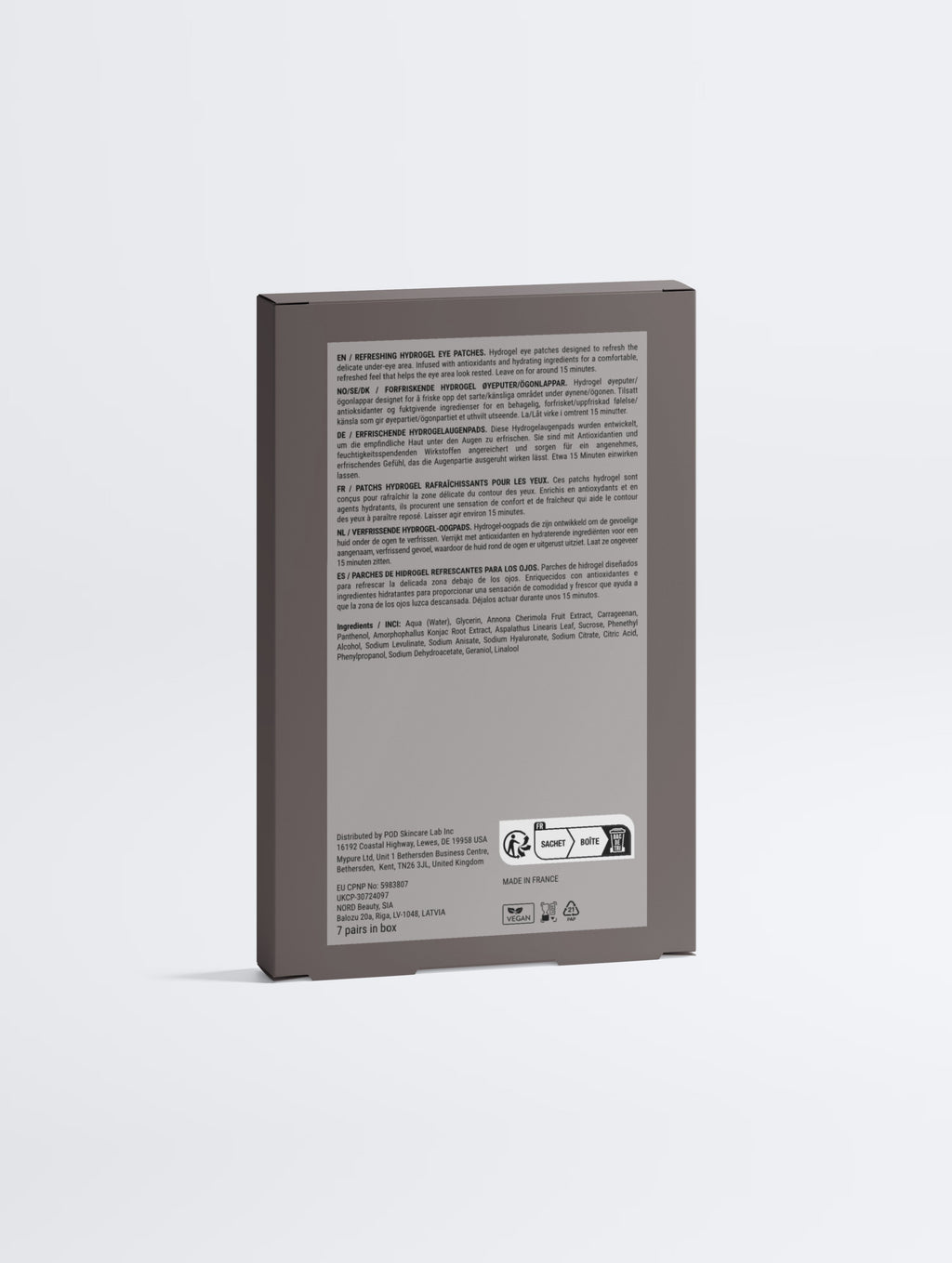 Patchs Yeux Hydrogel Anti-Fatigue