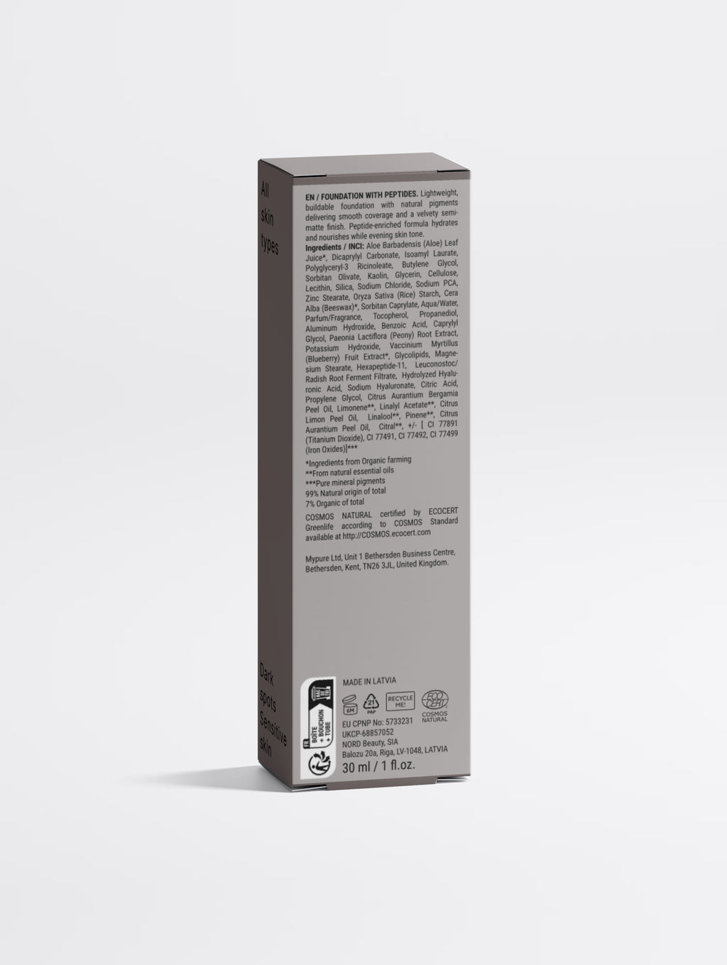 Fond de Teint aux Peptides — 05 Très Clair Neutre